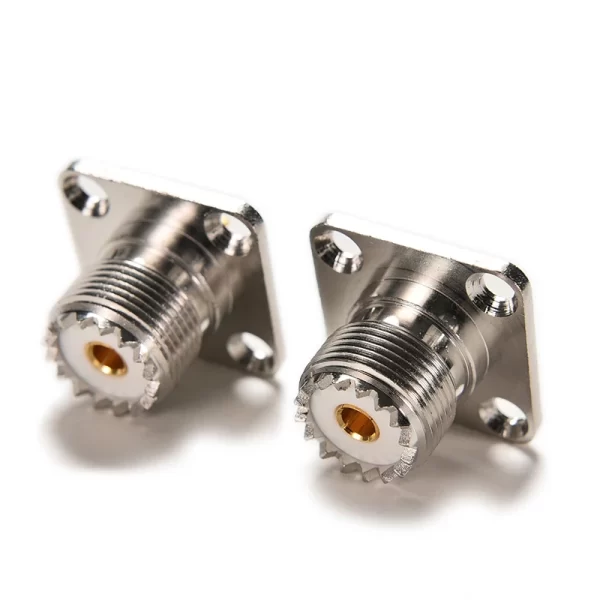 3 X CONECTOR UHF FEMEA BASE QUADRADA RADIO AMADOR PY PX