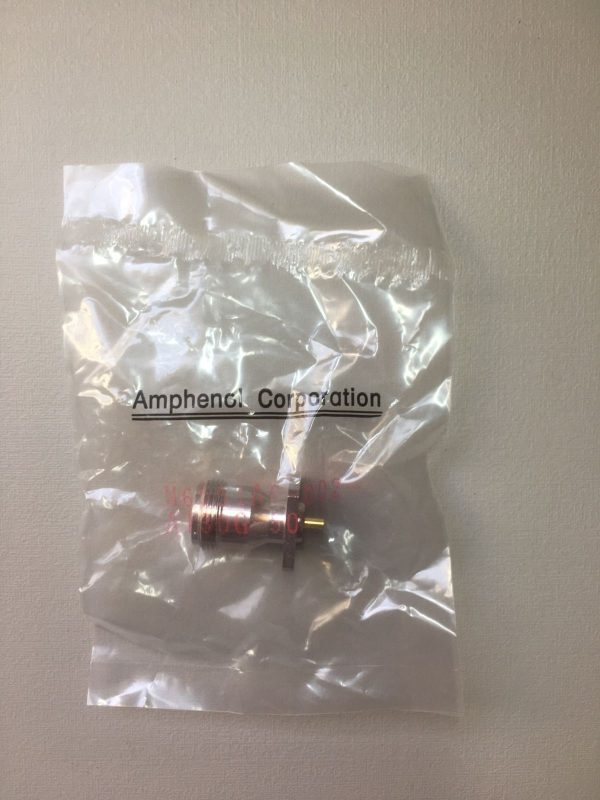 2 x CONECTOR N FEMEA BASE QUADRADA AMPHENOL ORIGINAL - Imagem 3